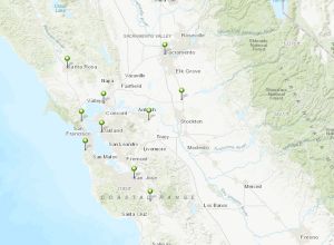 Location Map of Northern California Project